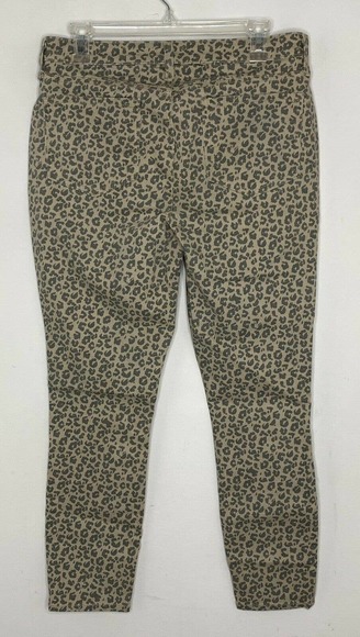 Not Your Daughters Jeans NYDJ for Chico's Leopard Print Skinny Jeans Size 8 - Picture 6 of 6